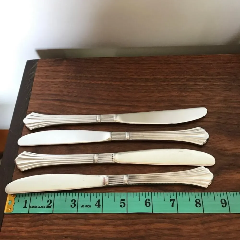 Estia DORIAN stainless ribbed glossy flatware bundle (15 pieces)